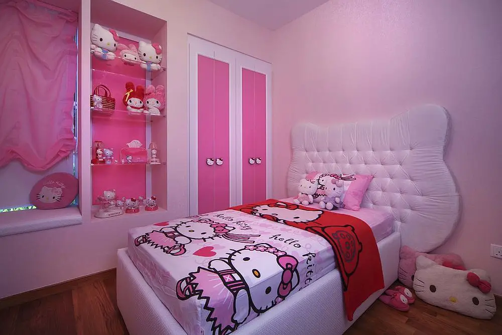15 adorables chambres Hello Kitty pour enfants et adultes 