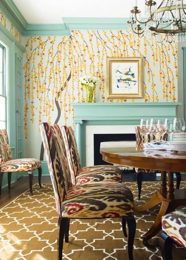 15 idées de papier peint parfait pour la salle à manger – BricoBistro