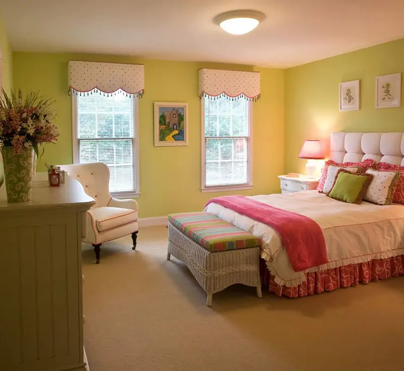 12 Idees Pour Decorer Votre Chambre En Vert Et Rose Bricobistro