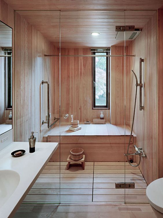 14 salles de bain inspirées du style japonais pour une ambiance