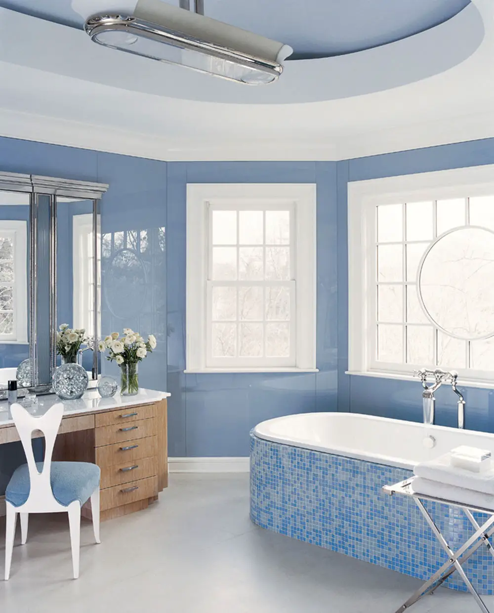 12 idées de couleurs recommandées pour la déco de la salle de bain 