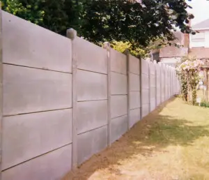 clôture en béton