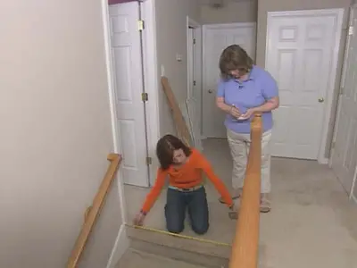 Fabriquer barrière de sécurité escalier