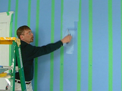 Comment peindre rayures sur un mur