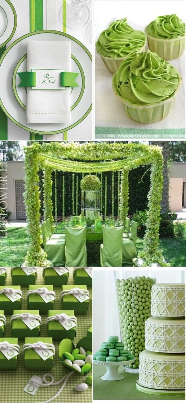 décoration mariage vert4