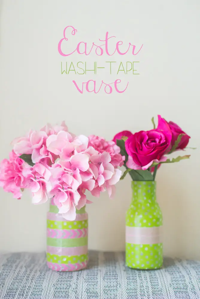 décoration vase washi tape10