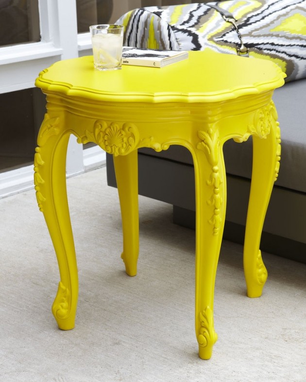 peindre meuble en jaune (6)