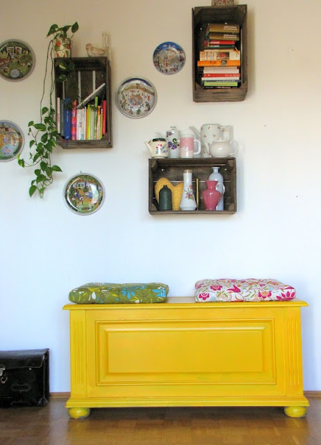 peindre meuble en jaune (7)