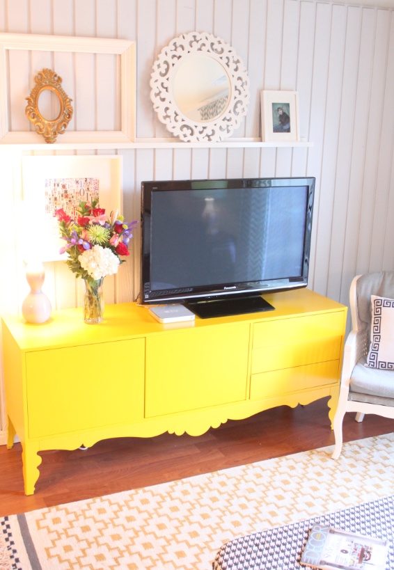Relooking de meuble: le jaune à l'honneur - BricoBistro