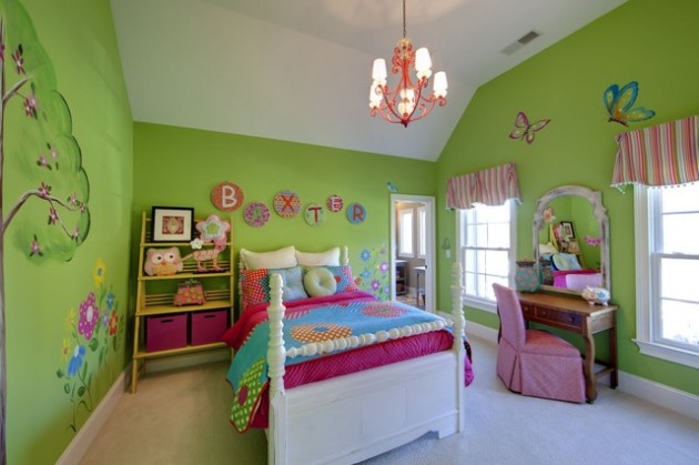 chambre enfant colorée