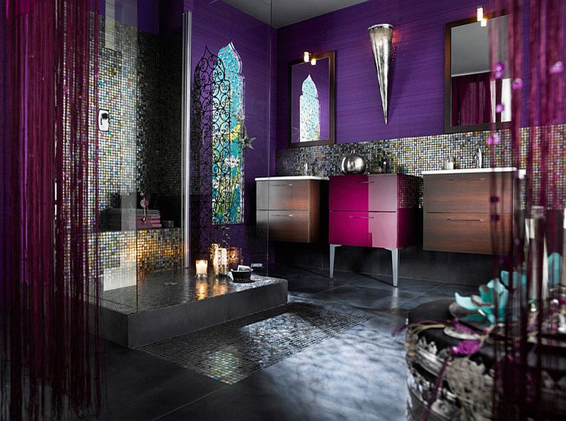salle de bain violet3