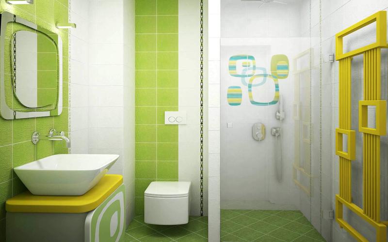 salle de bain colorée5