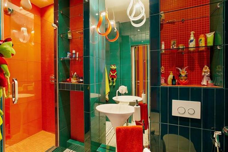 salle de bain colorée6