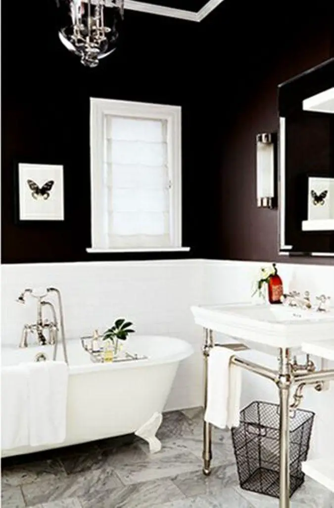 salle de bain noir blanc3