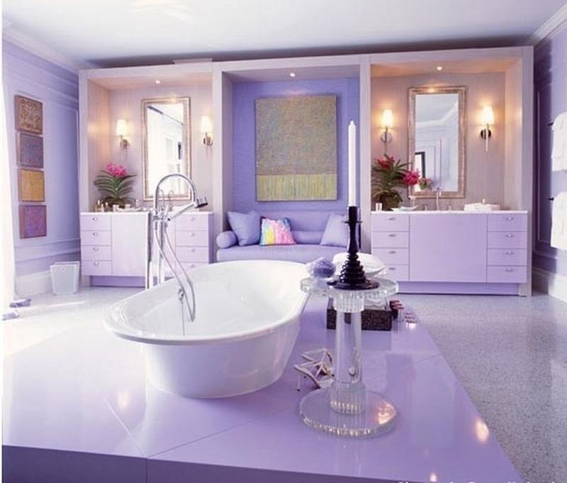 salle de bain violet1