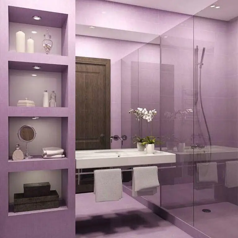 salle de bain violet2